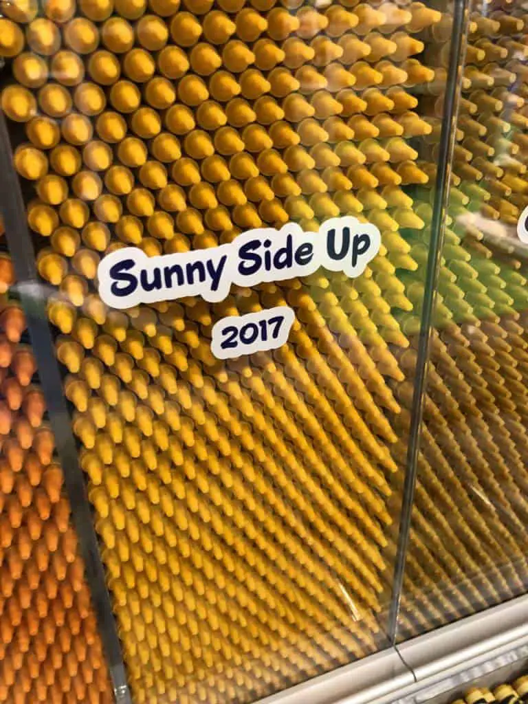 sunny side up crayon