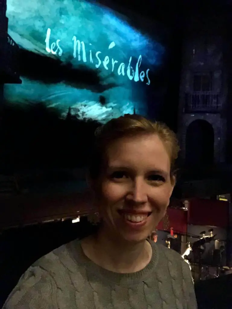 julie grimmett at Les Miserables