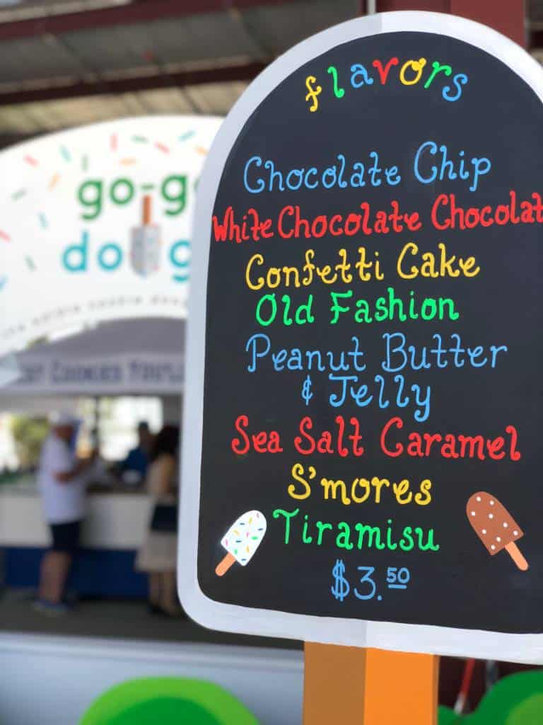 cookie dough at frisco farmers market