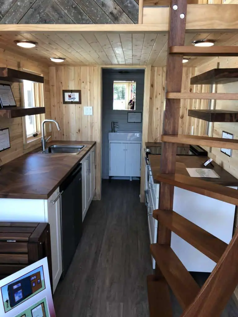 indigo river tiny home interior