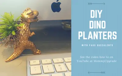 DIY Dinosaur Planters