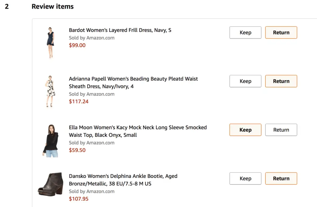 Amazon Prime Wardrobe review Tried and True by Trista