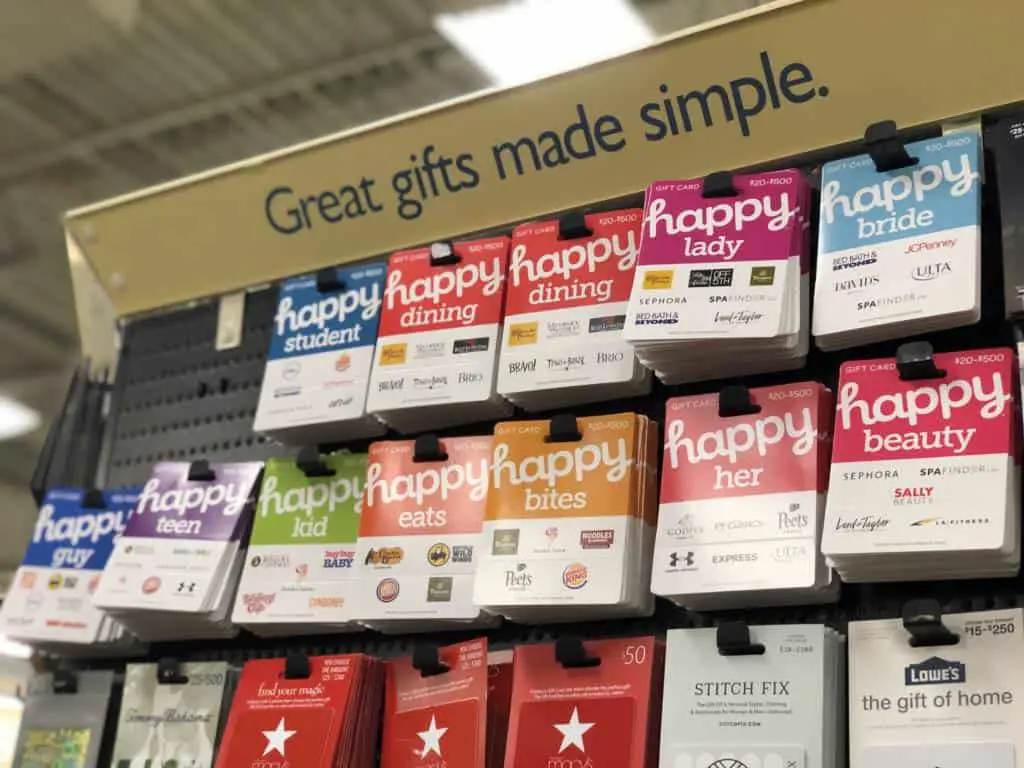 Happy cards display