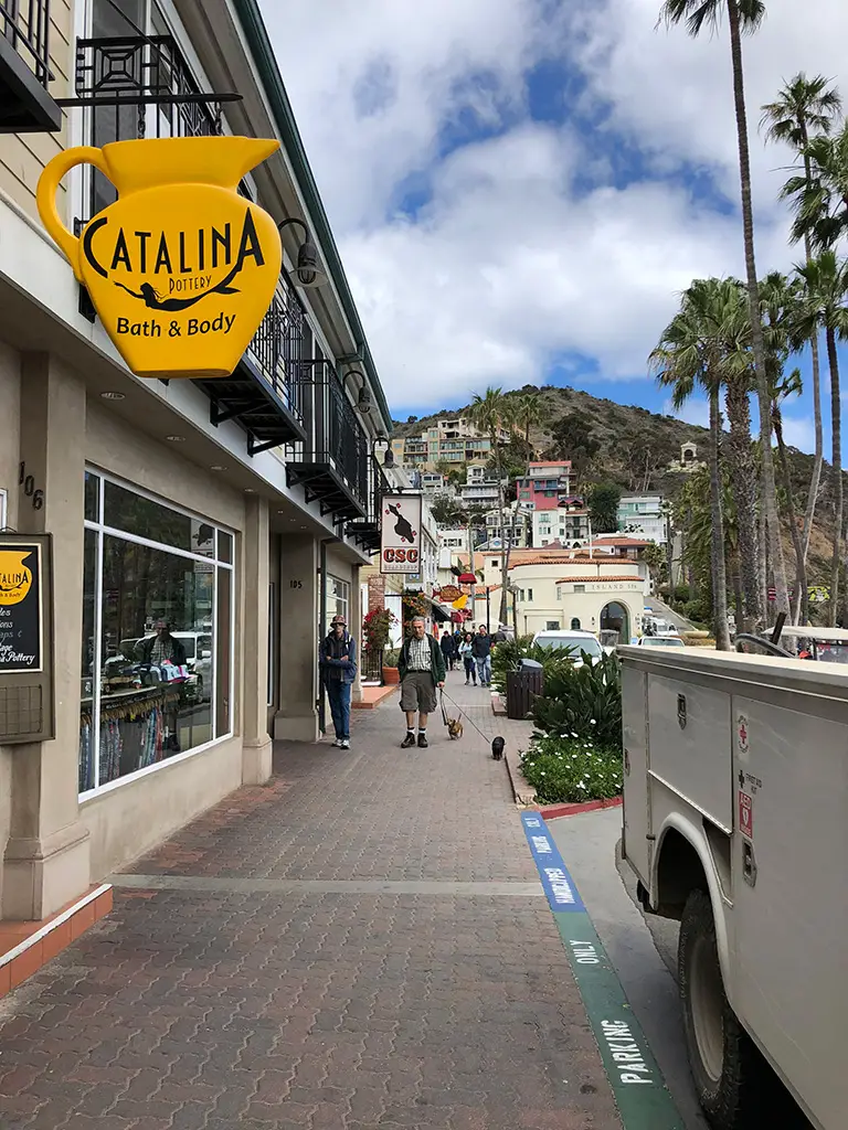 Catalina sidewalk Catalina sidewalk