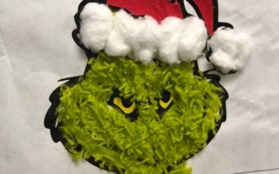 How to make a Grinch Holiday Door Decoration