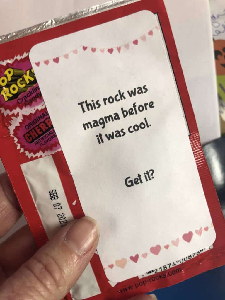 punny geode valentine