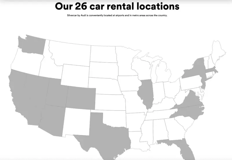 silvercar by Audi locations