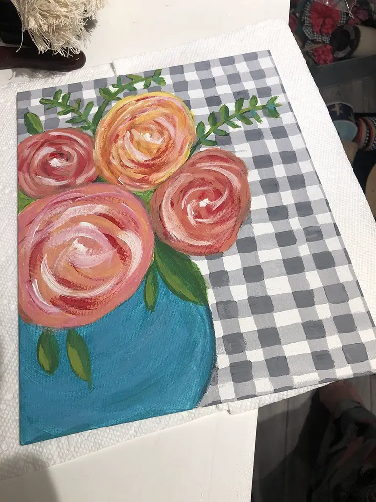 Virtual Paint Night DIY Crafts Tried and True by Trista