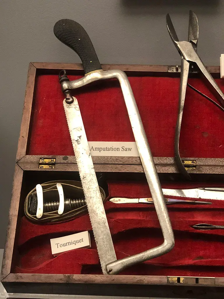 Texas Civil War Museum medical tools