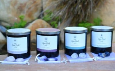 Candle and crystal gifts sets