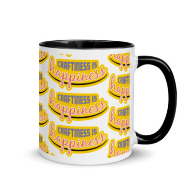 craftiness is happiness mug