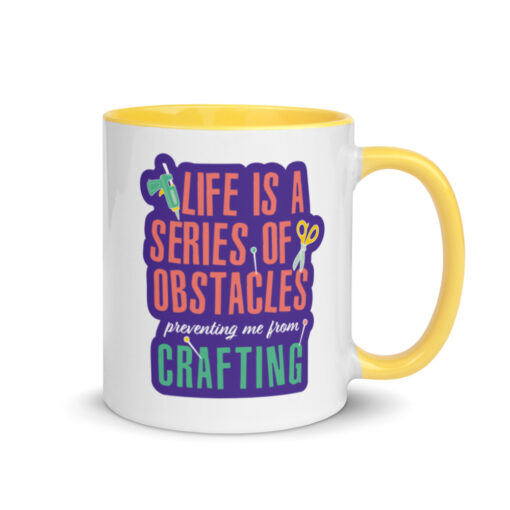 Life obstacles mug