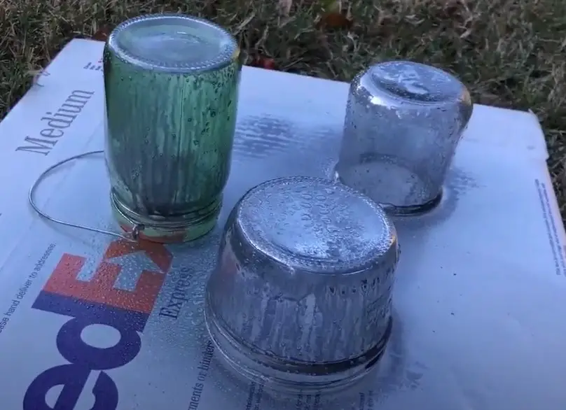 DIY mercury glass first layer