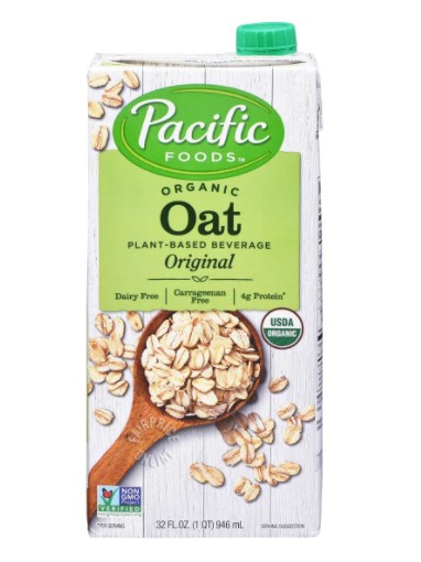 pacificbrandsoatmilk Pacific Foods Oat Milk