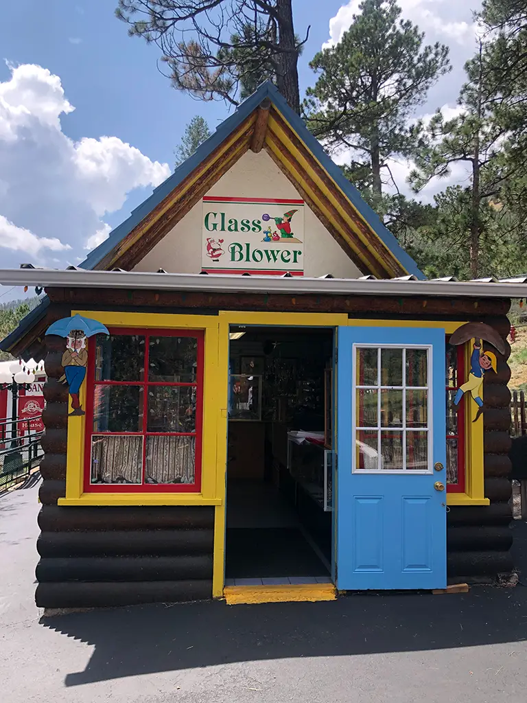 tiny glass blower shop