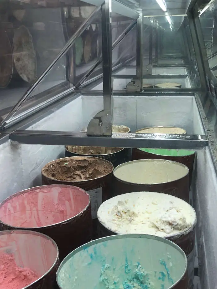 ice-cream station at The Yard Milkshake Bar