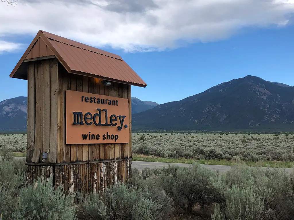 Medley Restaurant Sign