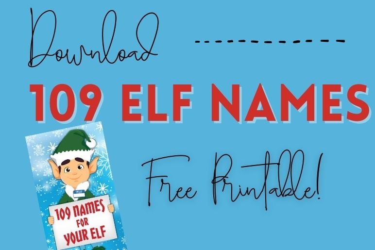 Elf Names Printable