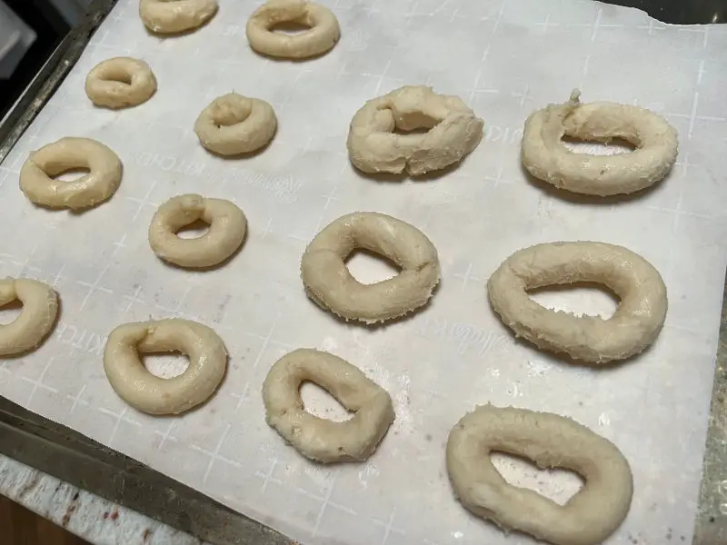 Mardi Gras cookie dough