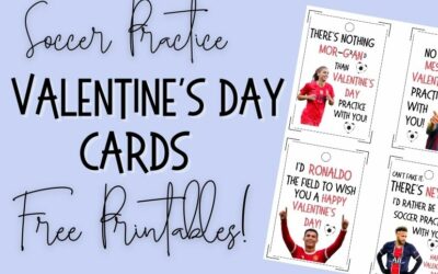 Punny, Soccer-Themed Valentine’s Day Cards