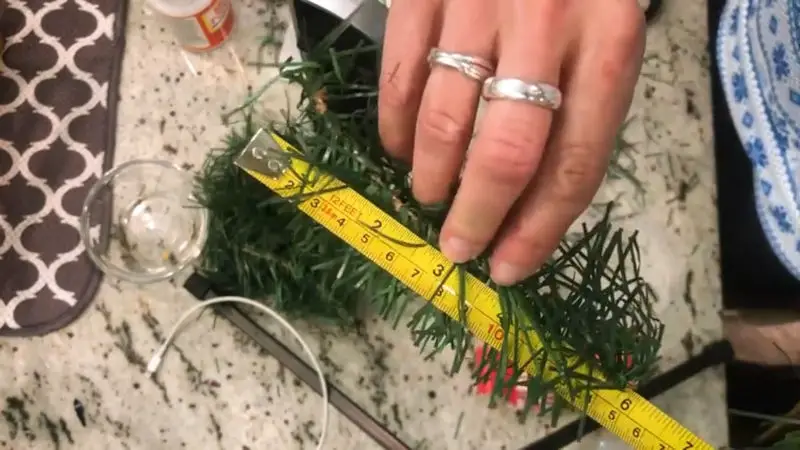measeure-garland christmas garland craft