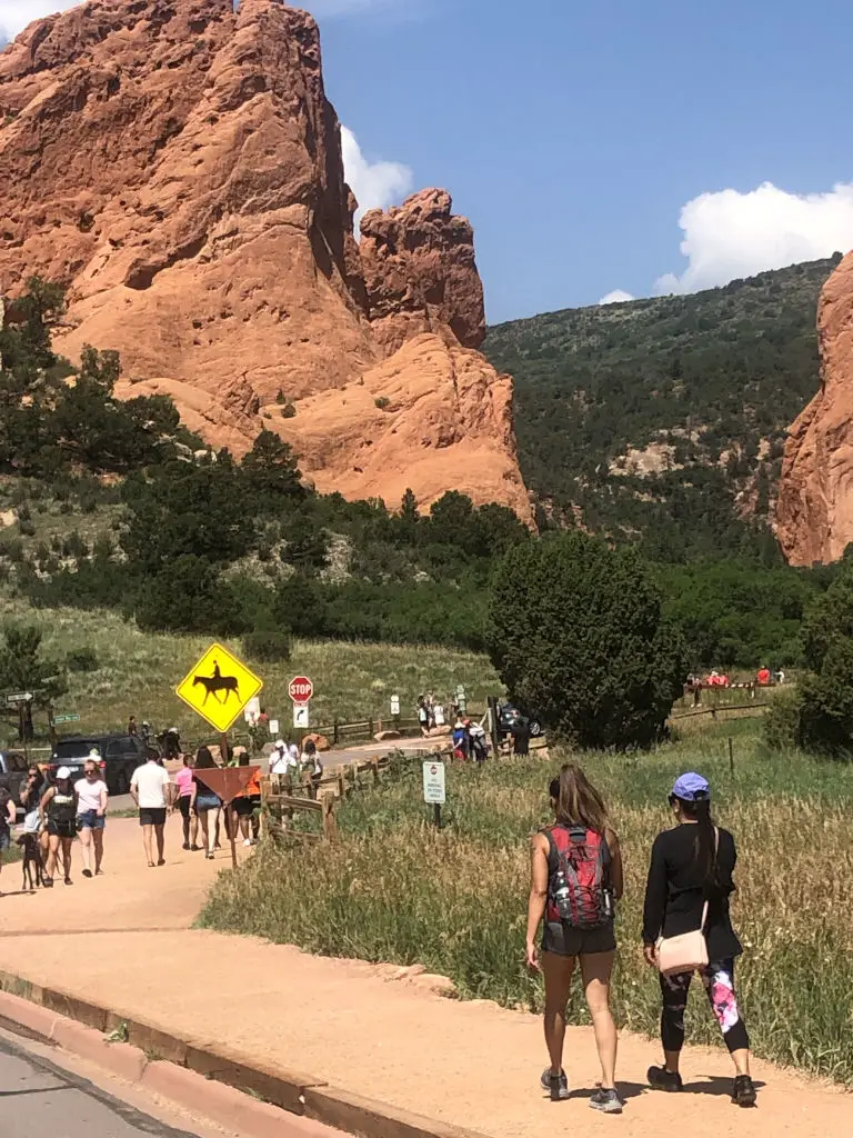 hikers on a trail