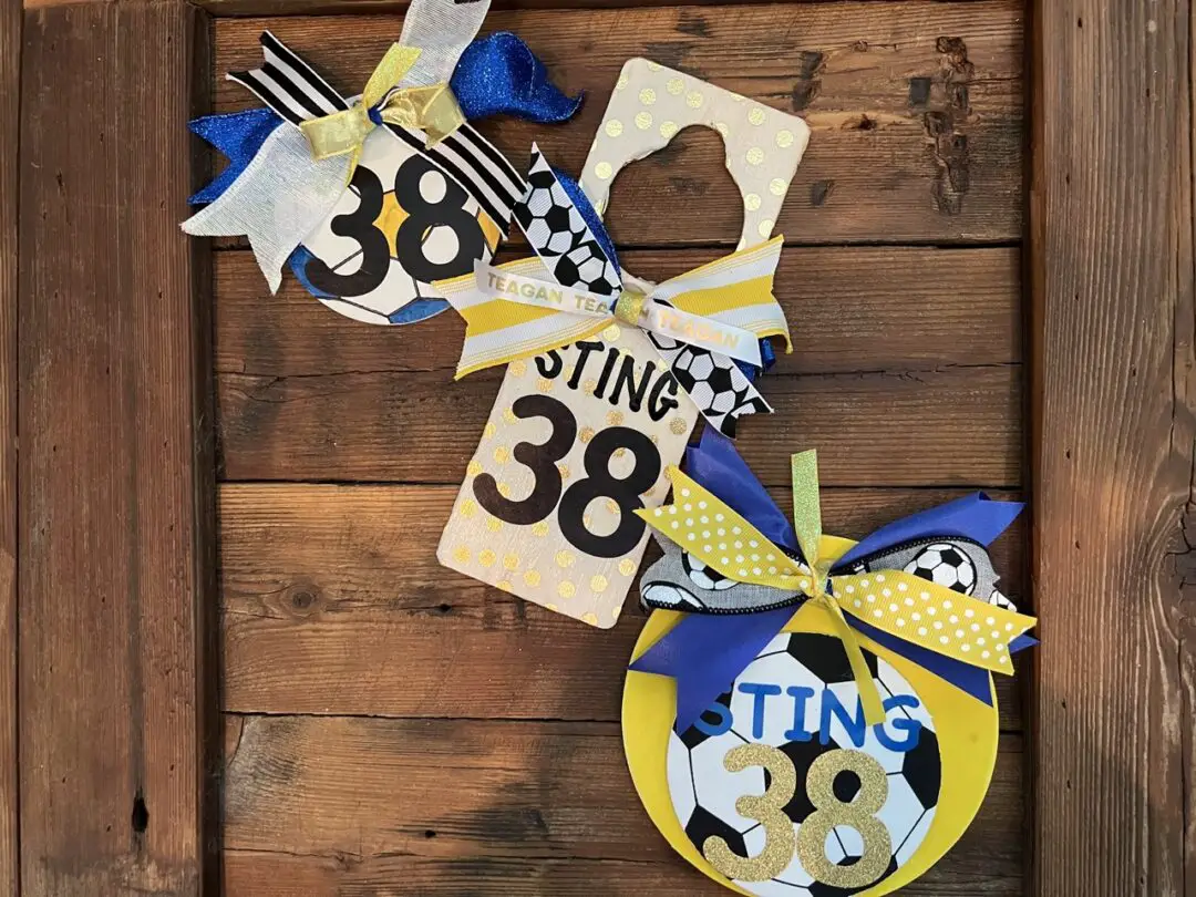 soccer door hangers no cutting machine