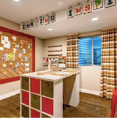 Basement Craft Room