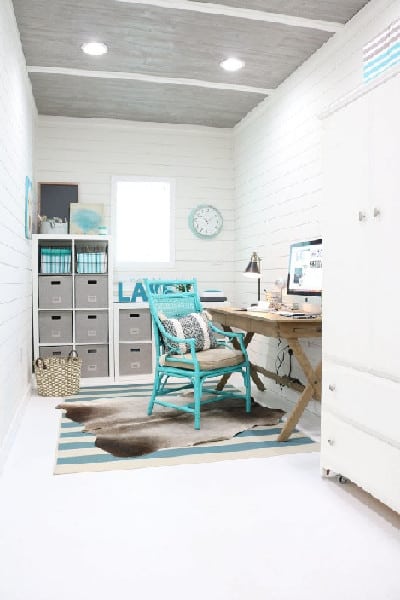 Refresh Restyle Tiny Garage Office